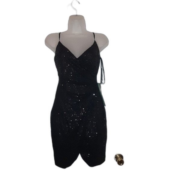 City Triangles Size 0 Juniors Sequin Bodycon Mini Dress NWT - Picture 1 of 6